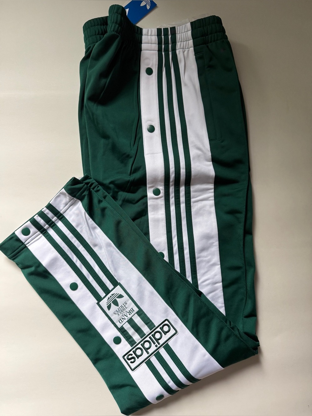 Adidas Originals [S] Women’s Adibreak Track Pants Green KD6327 - Picture 6 of 12